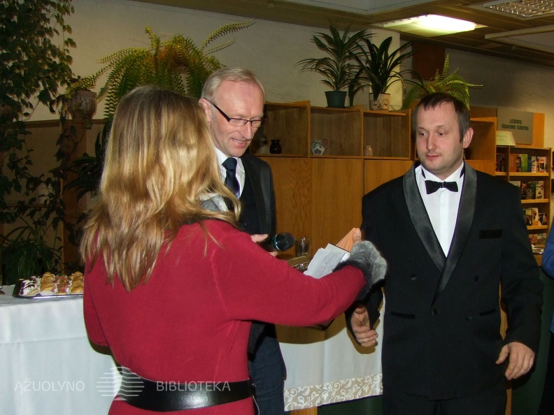 Dovana floristui Modestui Vasiliauskui