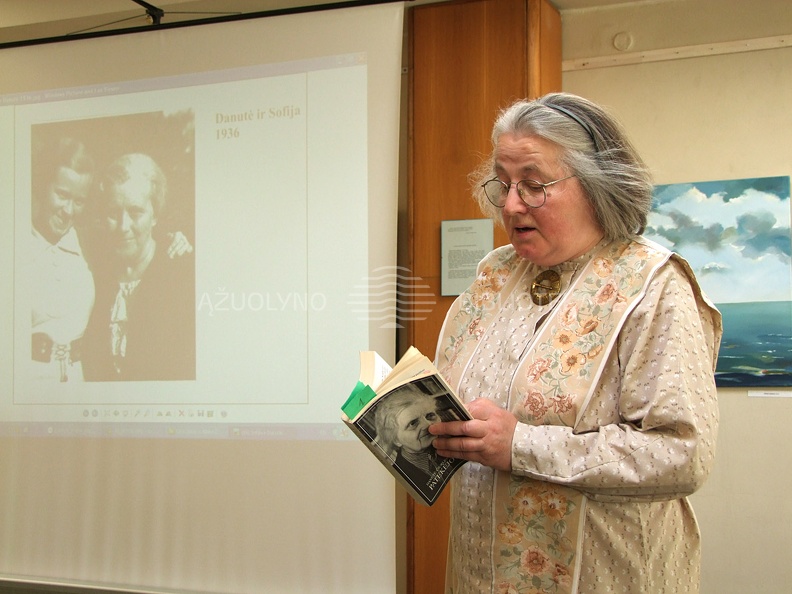 S. ir M. K. Čiurlionių anūkė skulptorė Dalia Palukaitienė