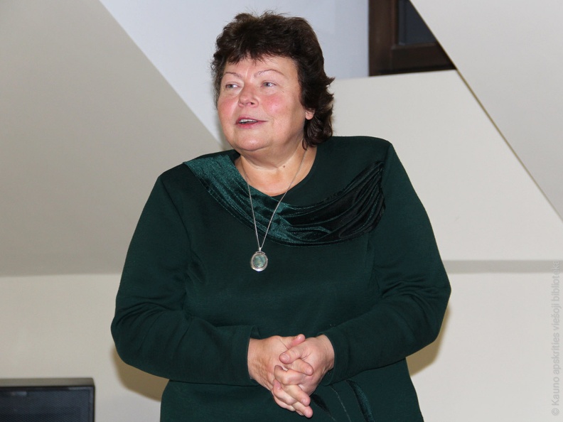 Kėdainių r. savivaldybės Mikalojaus Daukšos viešosios bibliotekos direktorė Birutė Ruzgienė
