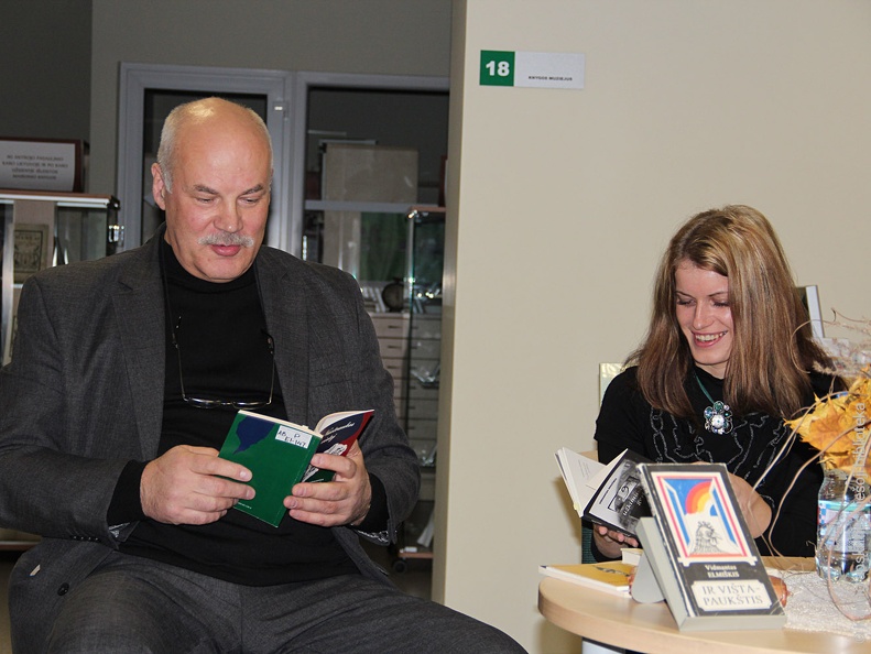 Savo kūrybą skaitė Vidmantas Kiaušas-Elmiškis