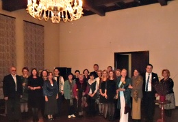 18. Muzikinio vakaro "Atodangos" organizatoriai, atlikėjai ir svečiai.