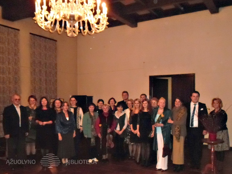 18. Muzikinio vakaro "Atodangos" organizatoriai, atlikėjai ir svečiai.