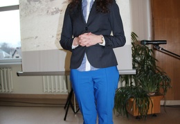 Renginį pradėjo KAVB Kultūrinės veiklos vadybininkė A. Pupininkaitė