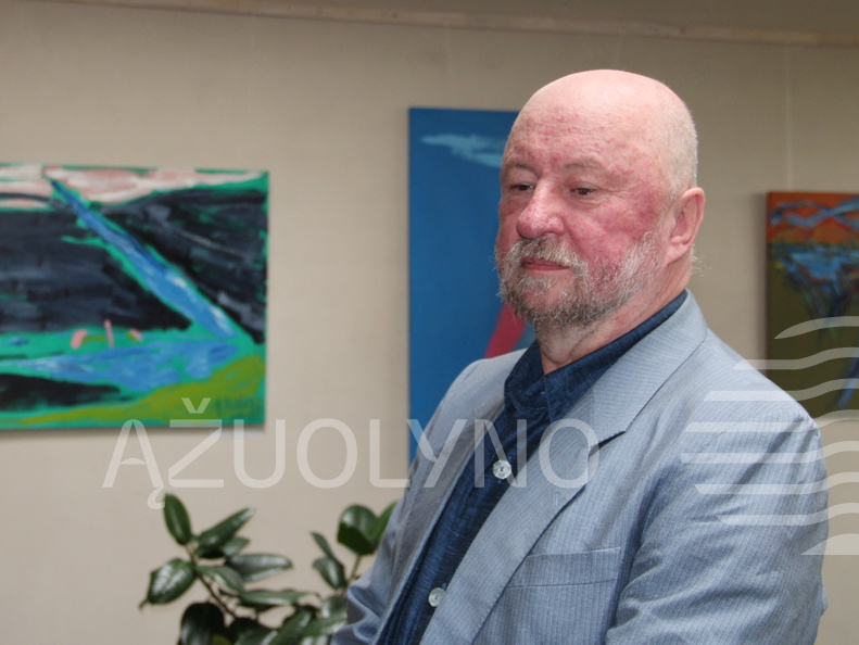 Parodos autorius - tapytojas Alvydas Bulaka