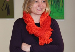 Parodą pristatė Meno leidinių skyriaus darbuotoja