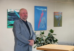 Dailininkas pristatė savo kūrybą