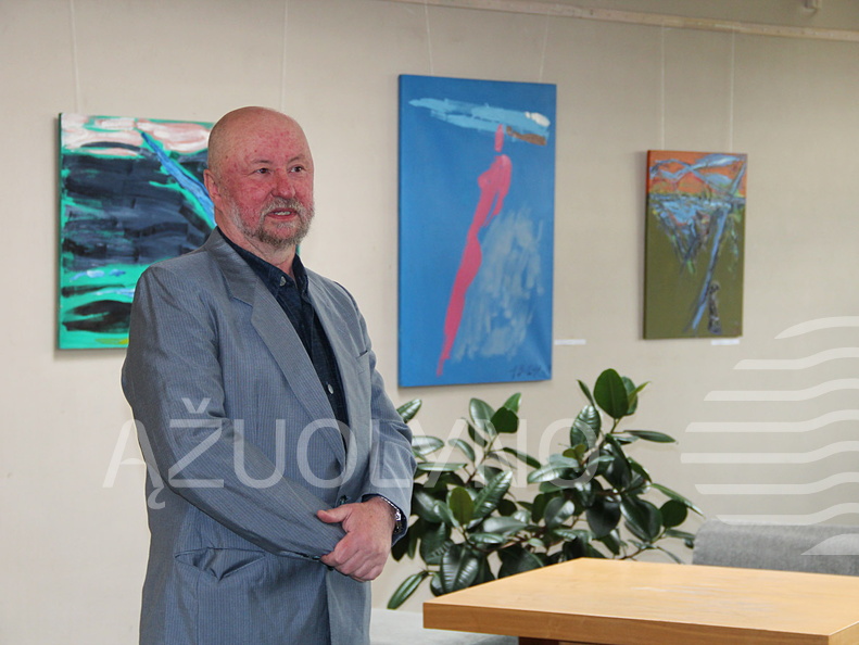 Dailininkas pristatė savo kūrybą