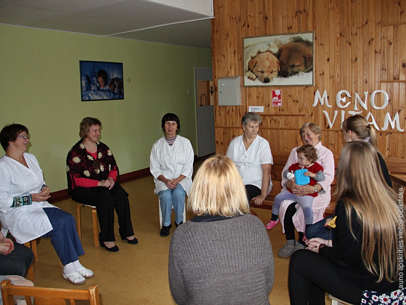 Užsiėmimuose dalyvavo ir ligoninės personalas