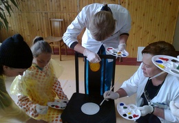 Dailės užsiėmimai Kaišiadorių ligoninėje