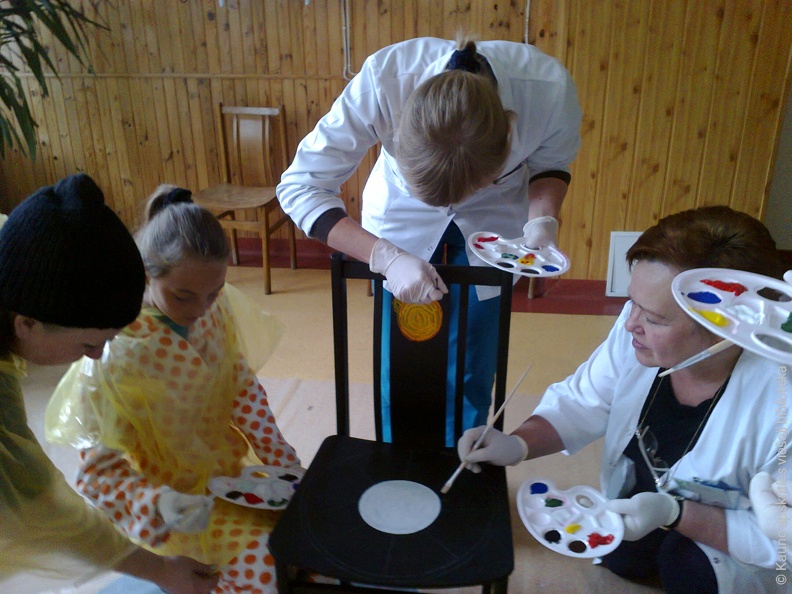 Dailės užsiėmimai Kaišiadorių ligoninėje