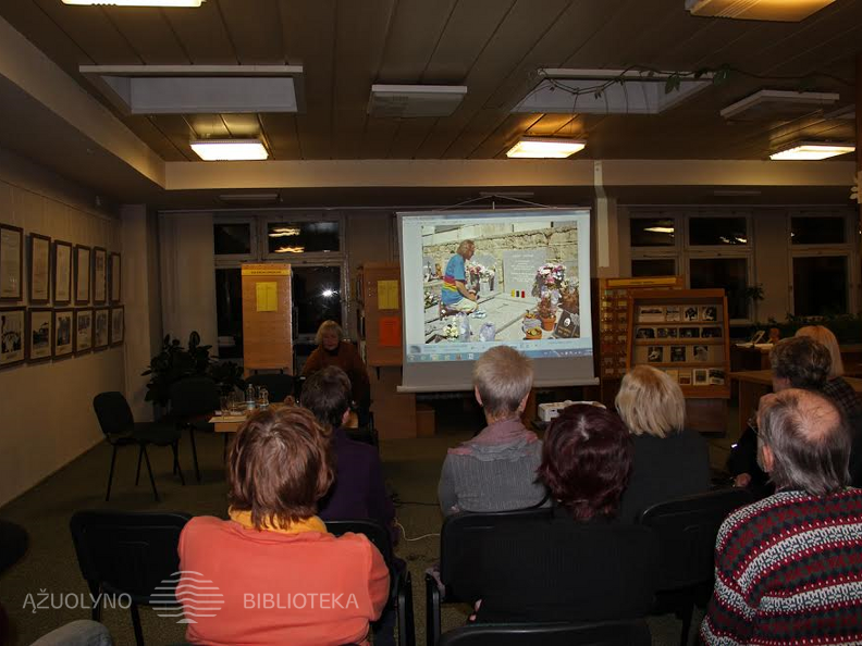 Ekrane - Jurgio Savickio kapo Roquebrune lankymas 2015