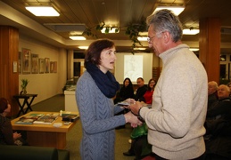 Lorita Stankuvienė su renginio svečiu