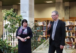 E. mokymosi technologijų centro vadovas Gytis Cibulskis ir KAVB direktorė Asta Naudžiūnienė