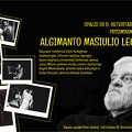 Prisiminimų vakaro "Algimanto Masiulio legenda" plakatas