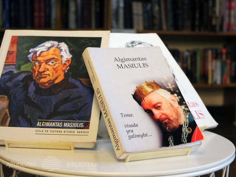 Parodos "Algimanto Masiulio legenda" leidiniai.