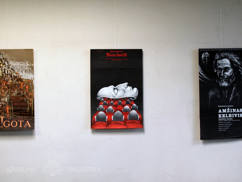 Leidinių ir dokumentų parodos "Algimantą Masiulį prisimenant..." plakatai