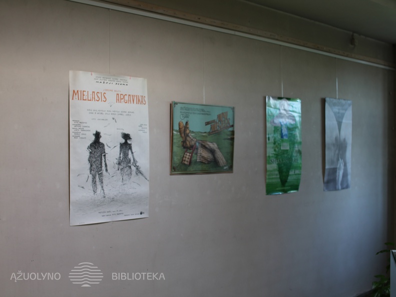 Leidinių ir dokumentų parodos "Algimantą Masiulį prisimenant..." plakatai