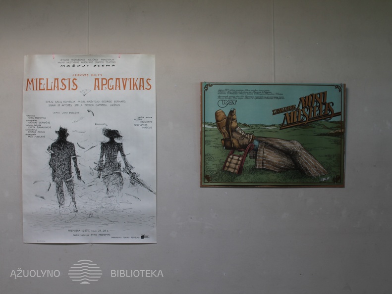 Leidinių ir dokumentų parodos "Algimantą Masiulį prisimenant..." plakatai