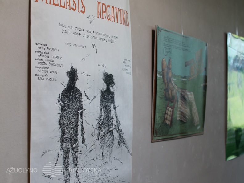 Leidinių ir dokumentų parodos "Algimantą Masiulį prisimenant..." plakatai