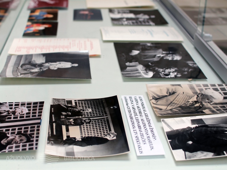 Parodos "Algimantą Masiulį prisimenant..." stendas