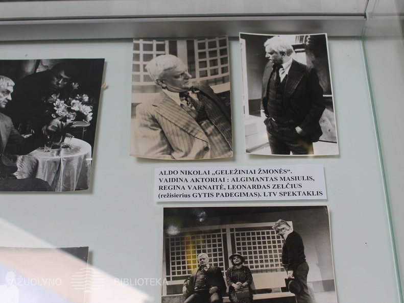 Parodos "Algimantą Masiulį prisimenant..." stendas