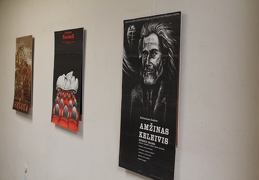 Leidinių ir dokumentų parodos "Algimantą Masiulį prisimenant..." plakatai